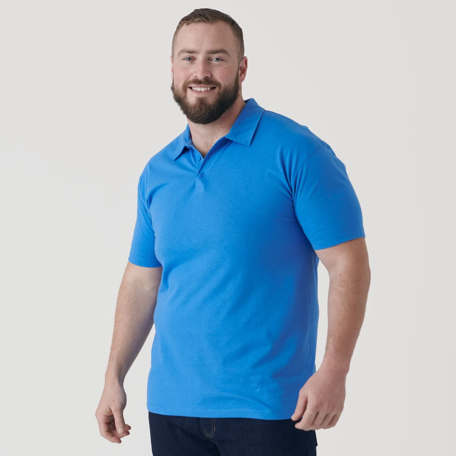 Periwinkle Blue Short Sleeve Polo