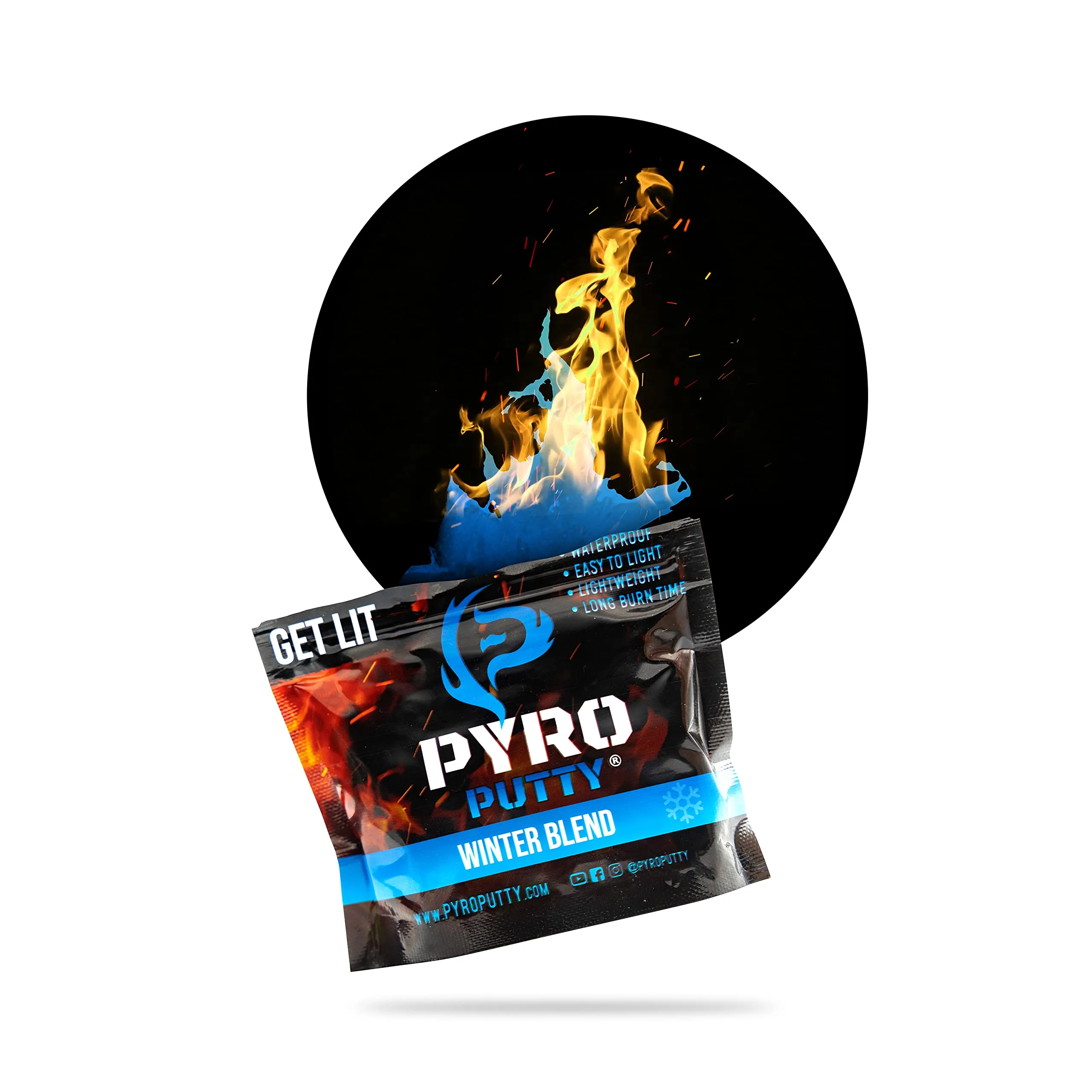 Phone Skope PYRO Putty Winter, Summer, Eco Blend, Emergency Survival Fire Starter (2 oz - One Can, Winter -20°F to 90°F)