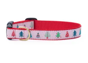 Pink Pines Dog Collar