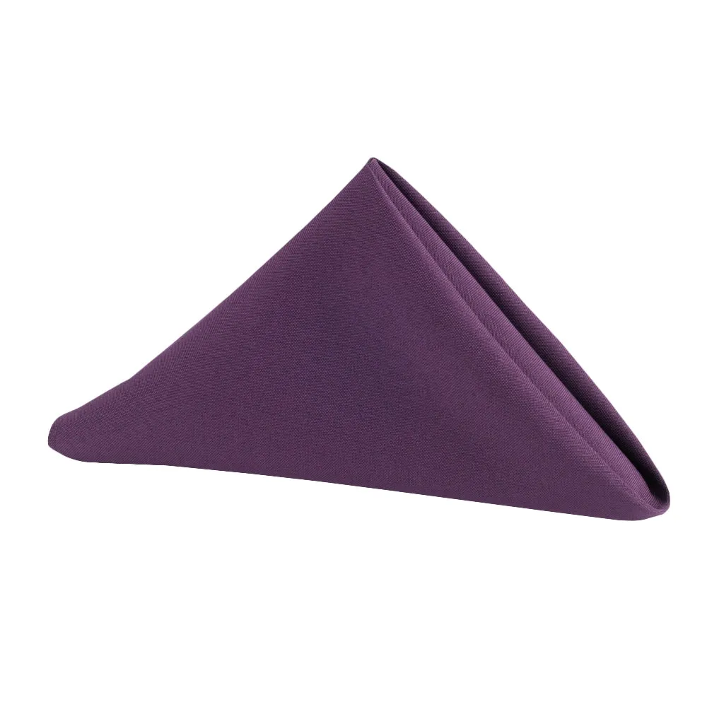 Polyester Napkin 20"x20" - Eggplant/Plum