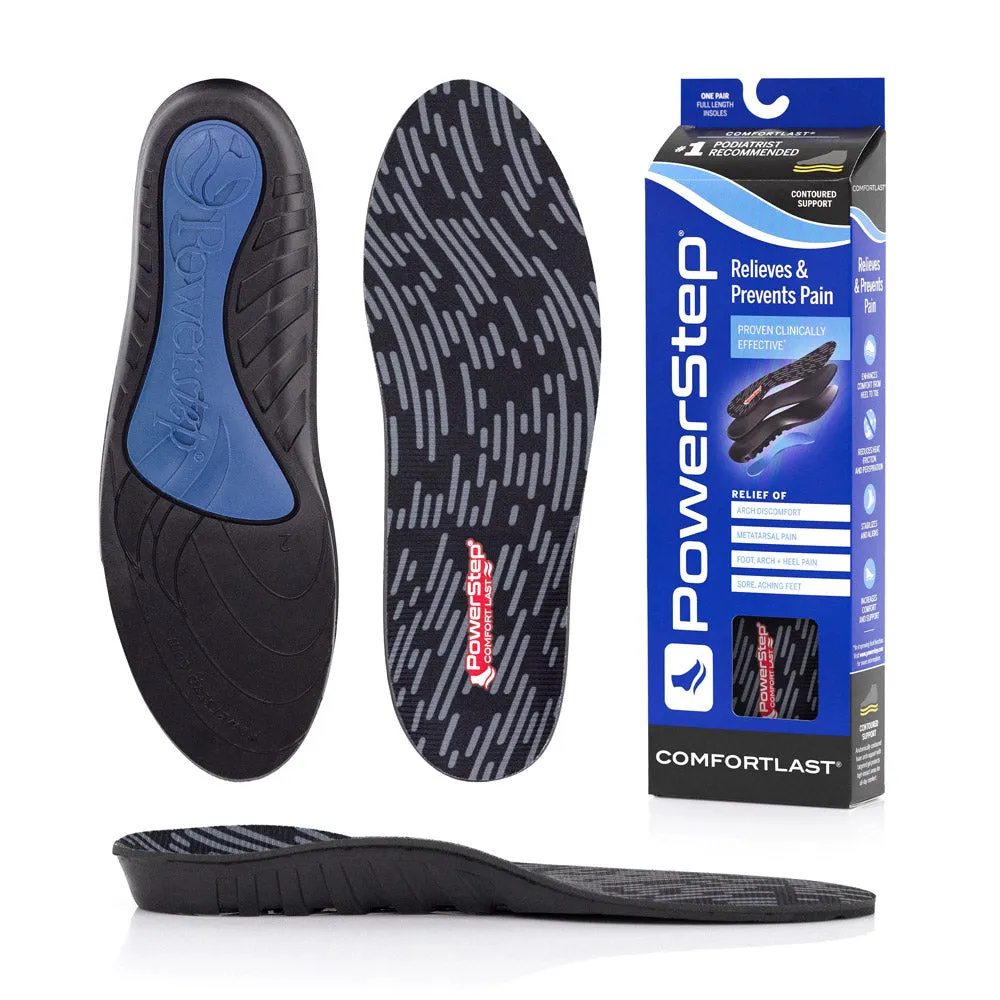 PowerStep ComfortLast Insoles | Cushioning Gel Insoles for Standing All Day