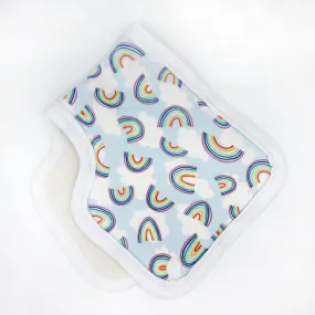 Rainbow Sky Burp Cloth - Organic Cotton