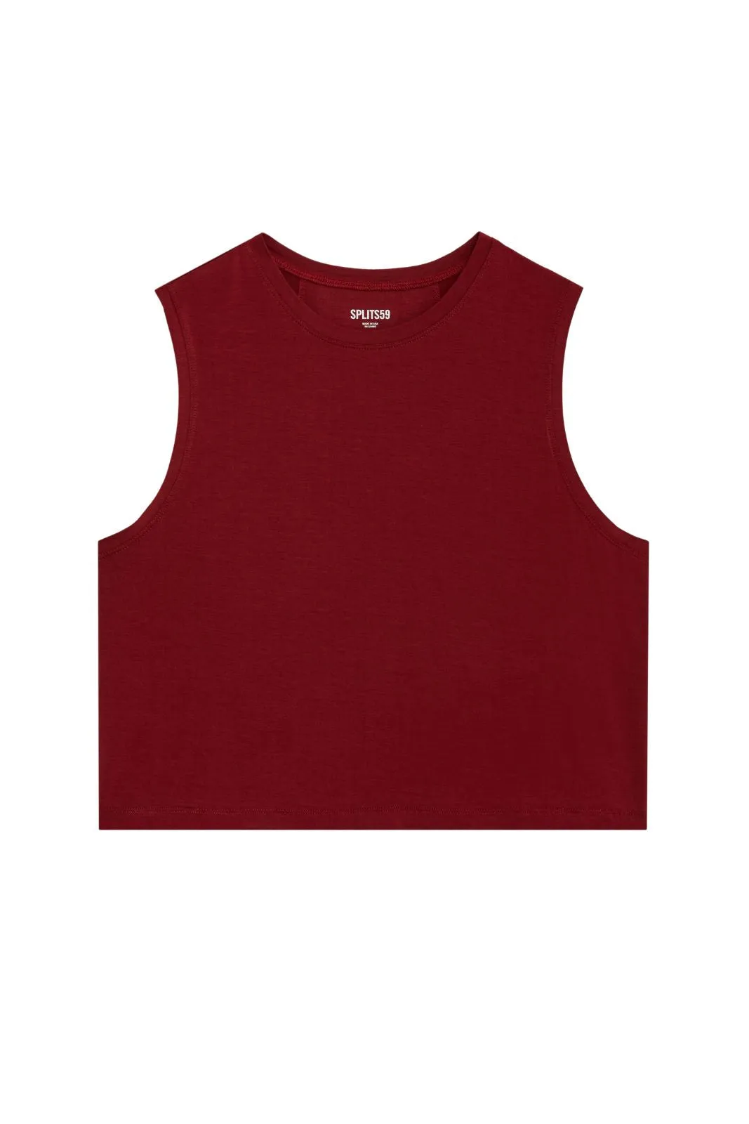 Sienna Jersey Tank, Bordeaux