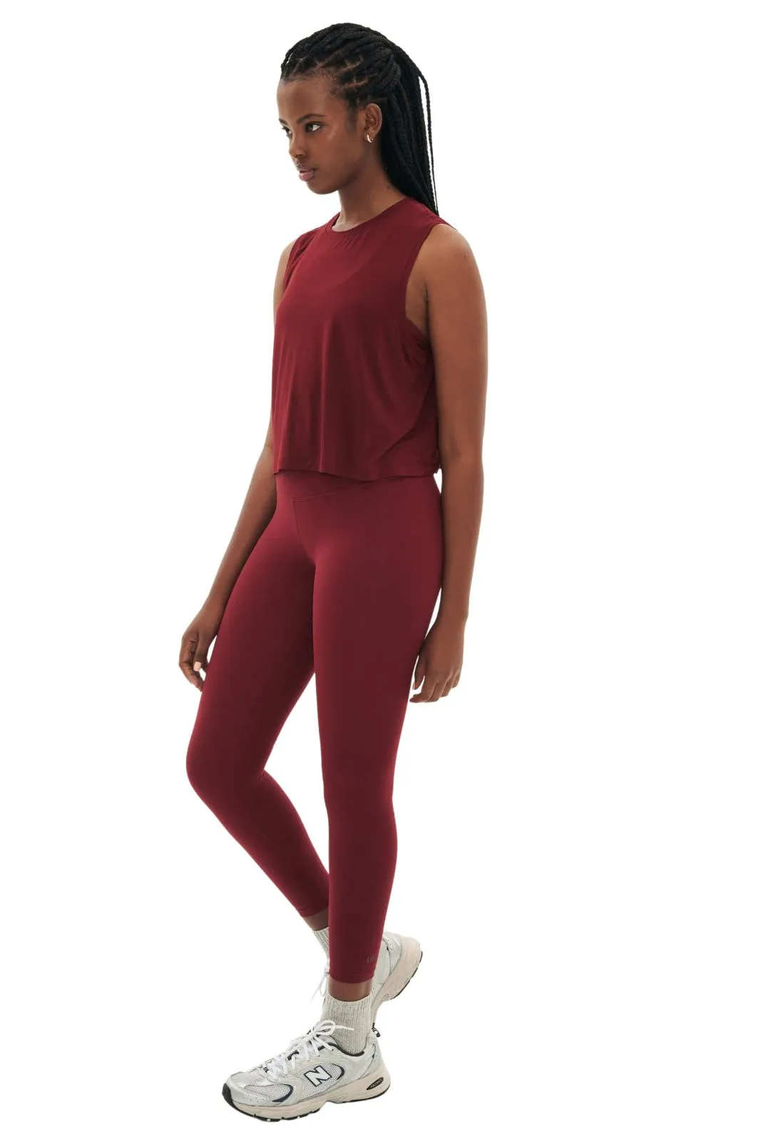 Sienna Jersey Tank, Bordeaux