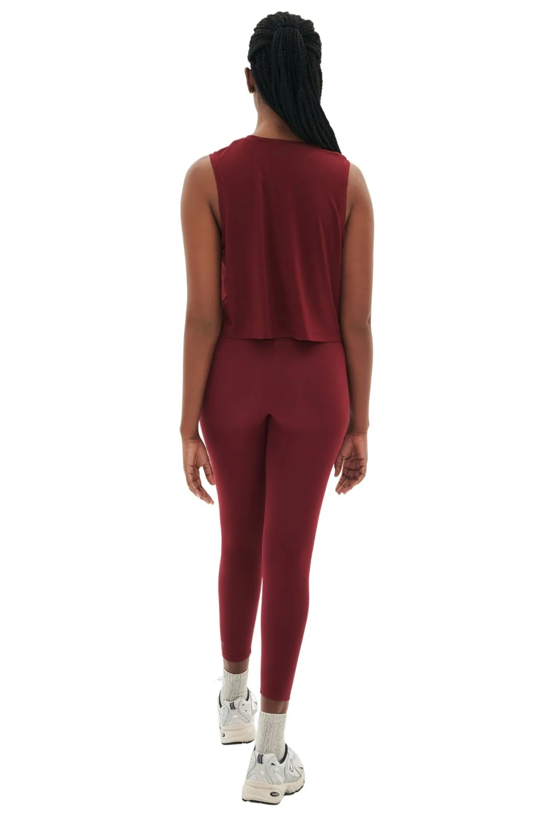 Sienna Jersey Tank, Bordeaux