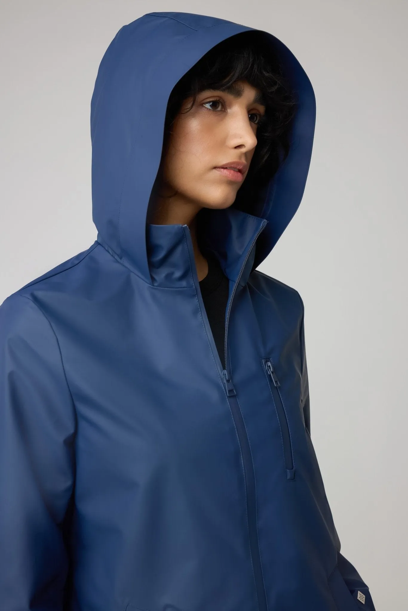 SOIA&KYO THELMA - Semi-fitted Raincoat With Hood