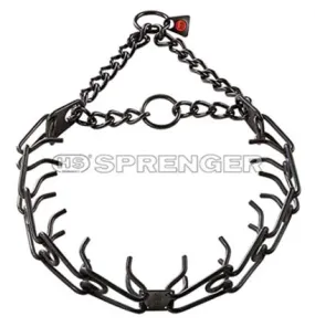 Sprenger Stainless Steel Ultra Plus Prong Black, 2 rings