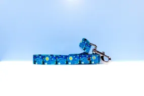 Starry Night Leash, Dog Leash, Van Gogh art leash, Short leash,Multiple lengths