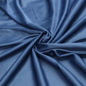 Stone Blue Solid Lycra Fabric