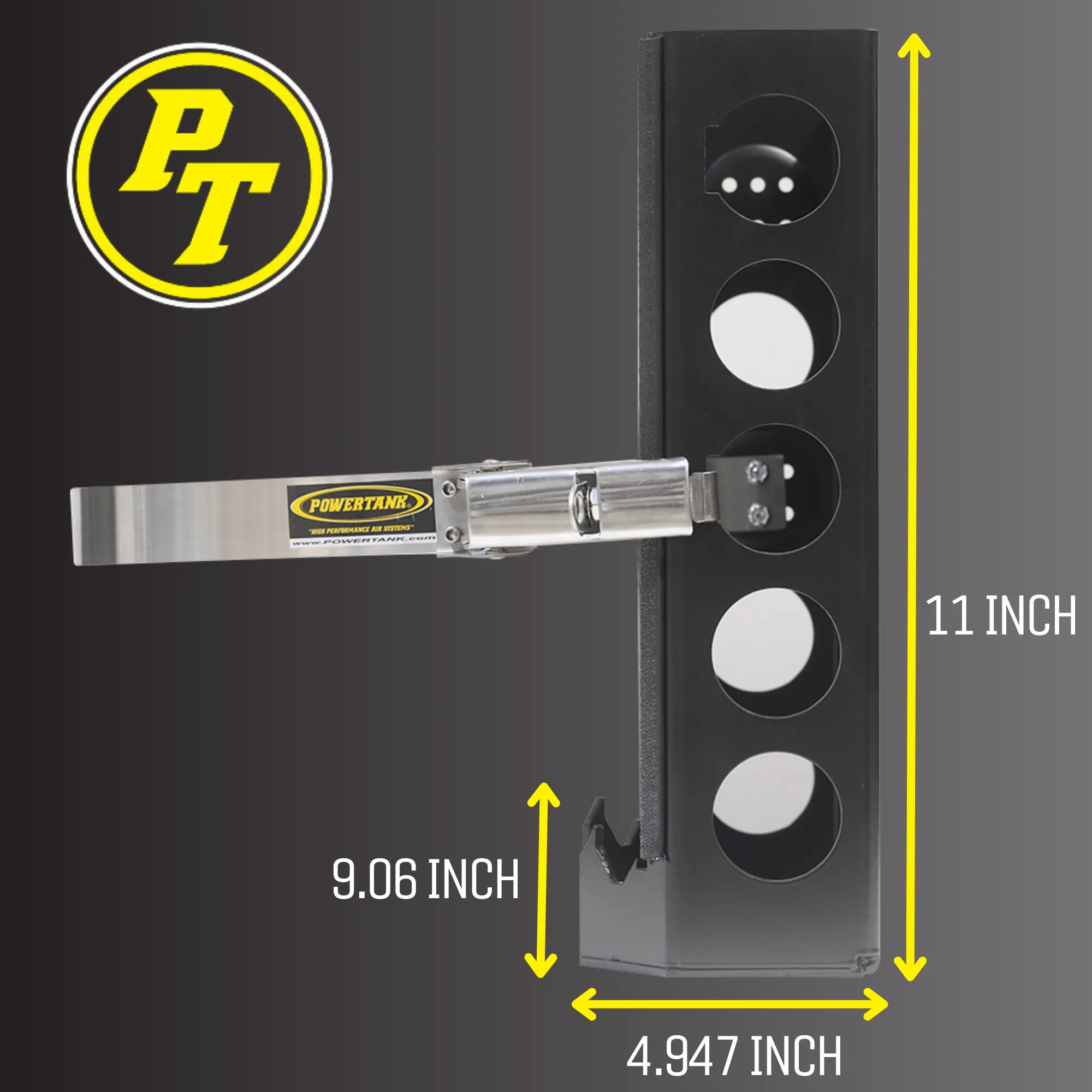 Strato LOCKER Bracket for 4.25 lb, 10 lb, 11 lb Steel Propane Tanks