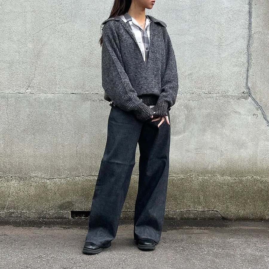 【SUGARHILL/シュガーヒル】<br>MODERN DENIM TROUSERS WIDE CUT <br>MODERN002