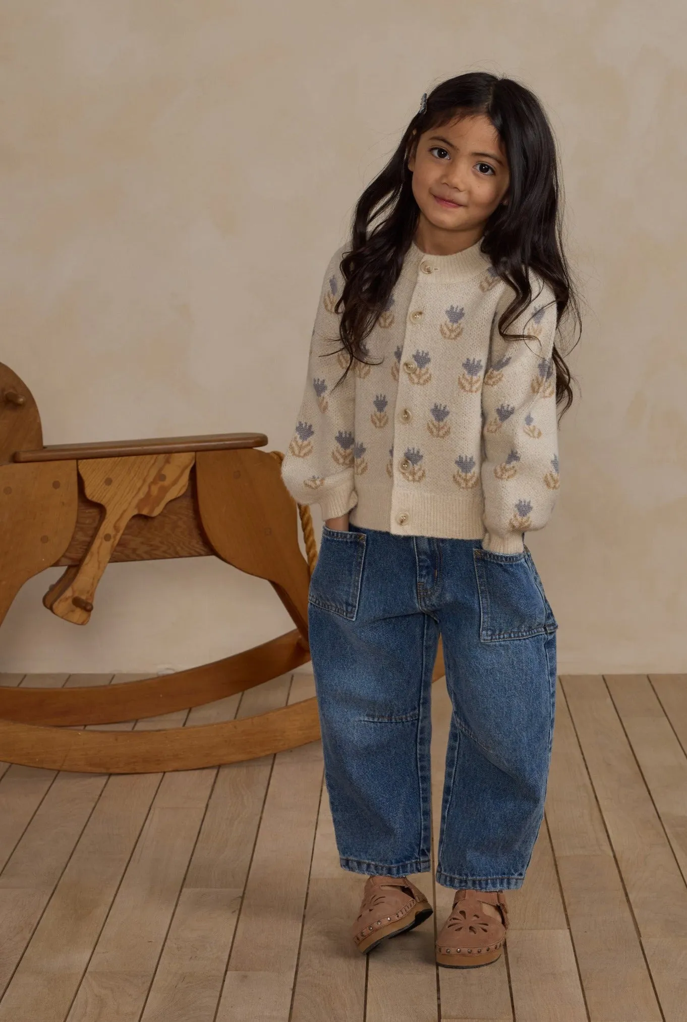 The Barrel Pant by Rylee   Cru - Indigo - KIDS