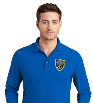 The Citadel Shield OGIO Men's Long Sleeves Embroidery Polo