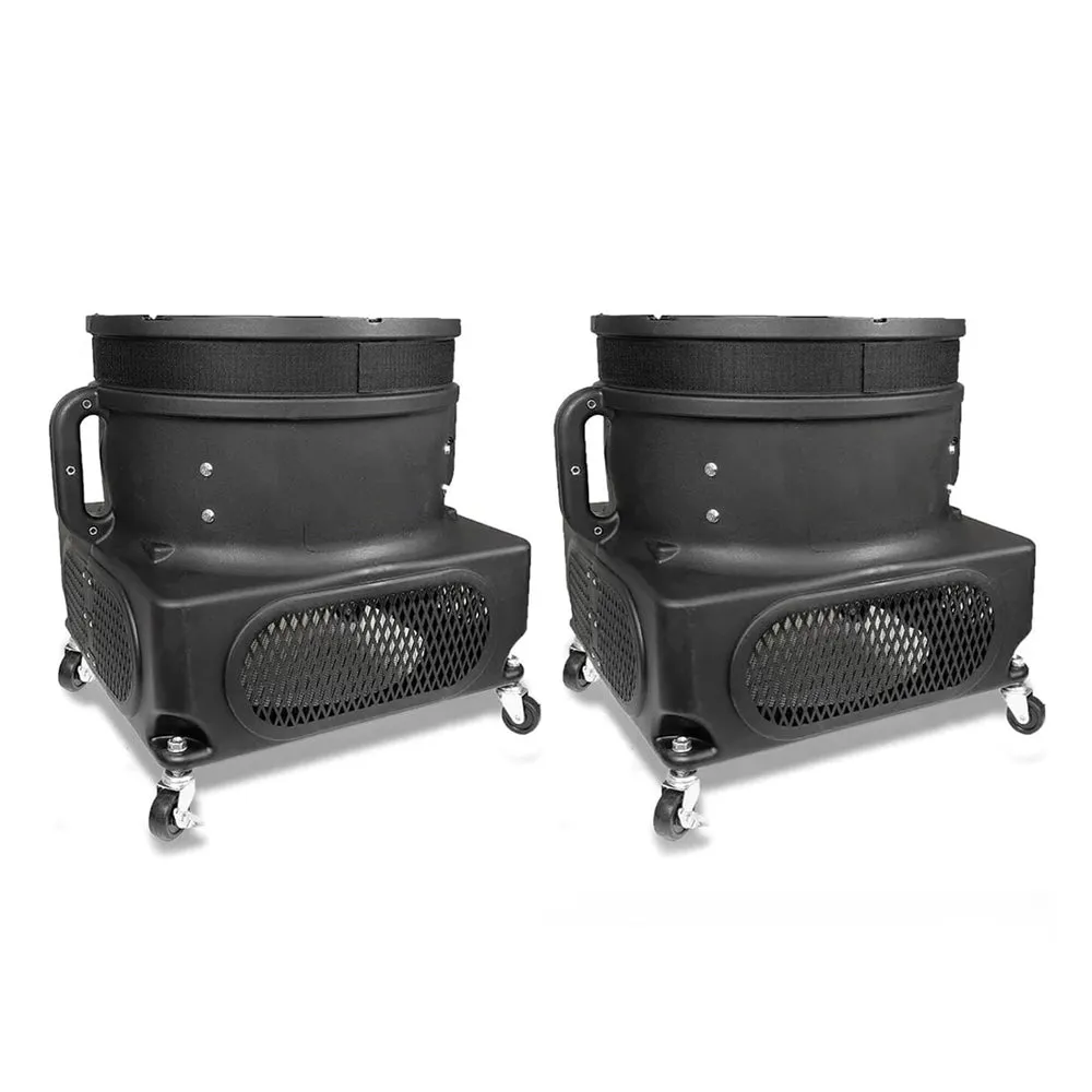 TWO WEATHER-RESISTANT AIR DANCER BLOWERS (12" DIAMETER)