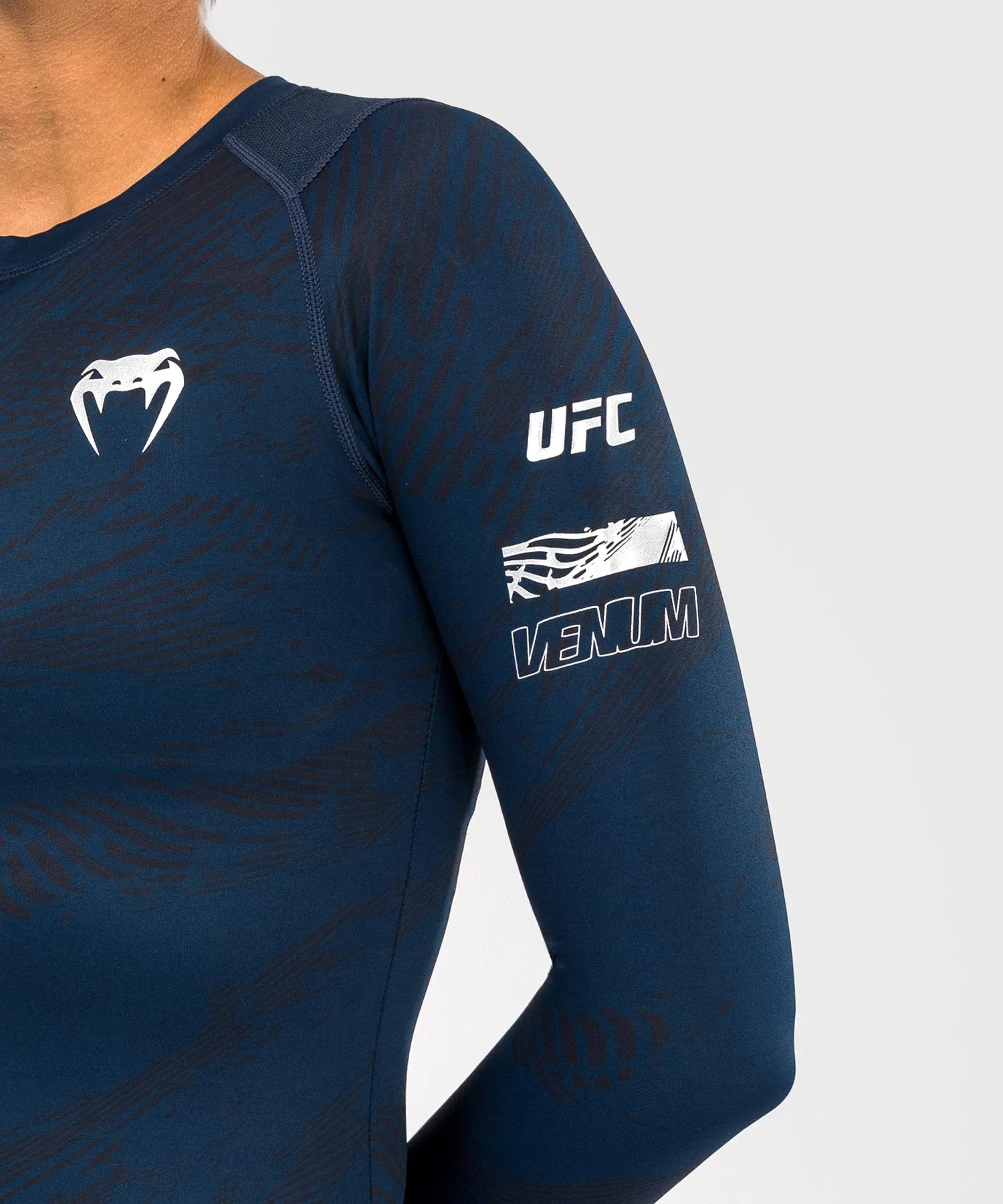 UFC Fusion by Venum Fight Week Women’s Performance Long Sleeve Rashguard - Oceanic Blue