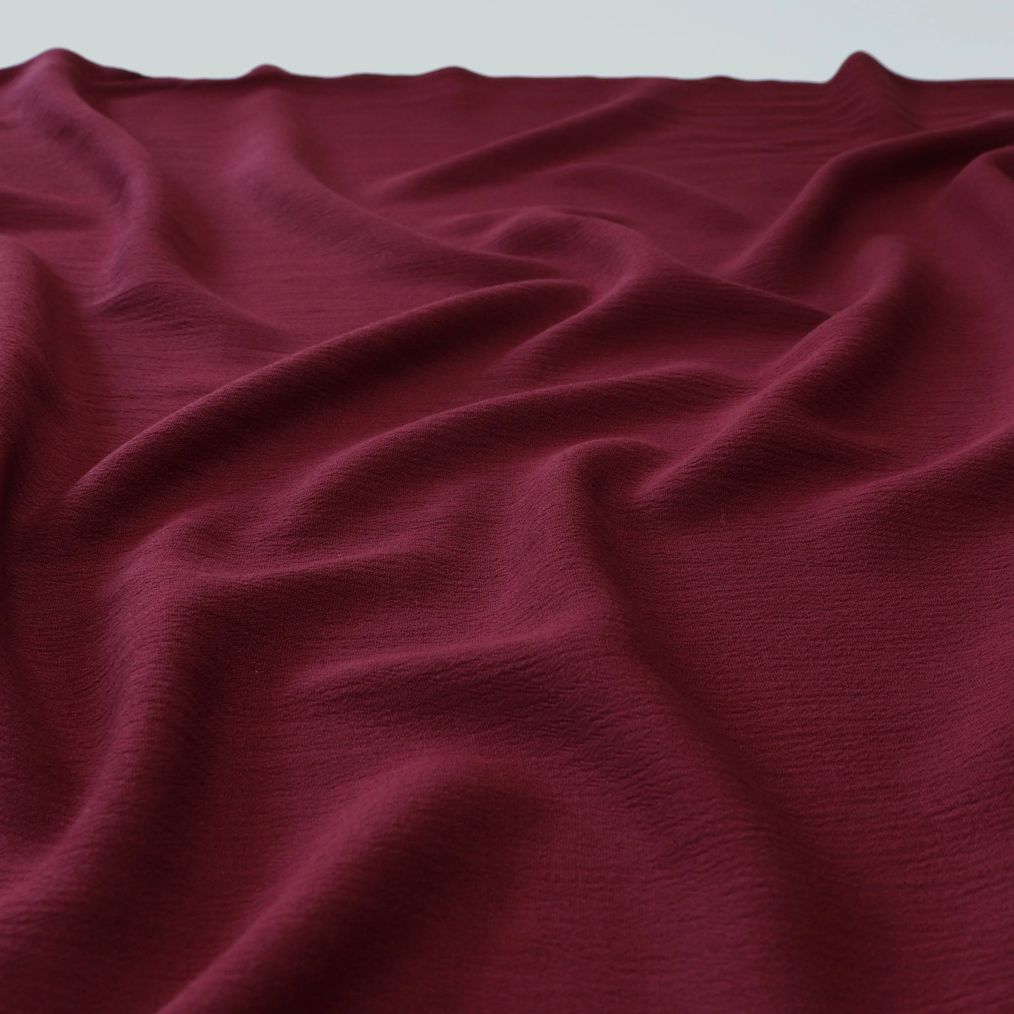 Viscose Crepe - Maroon