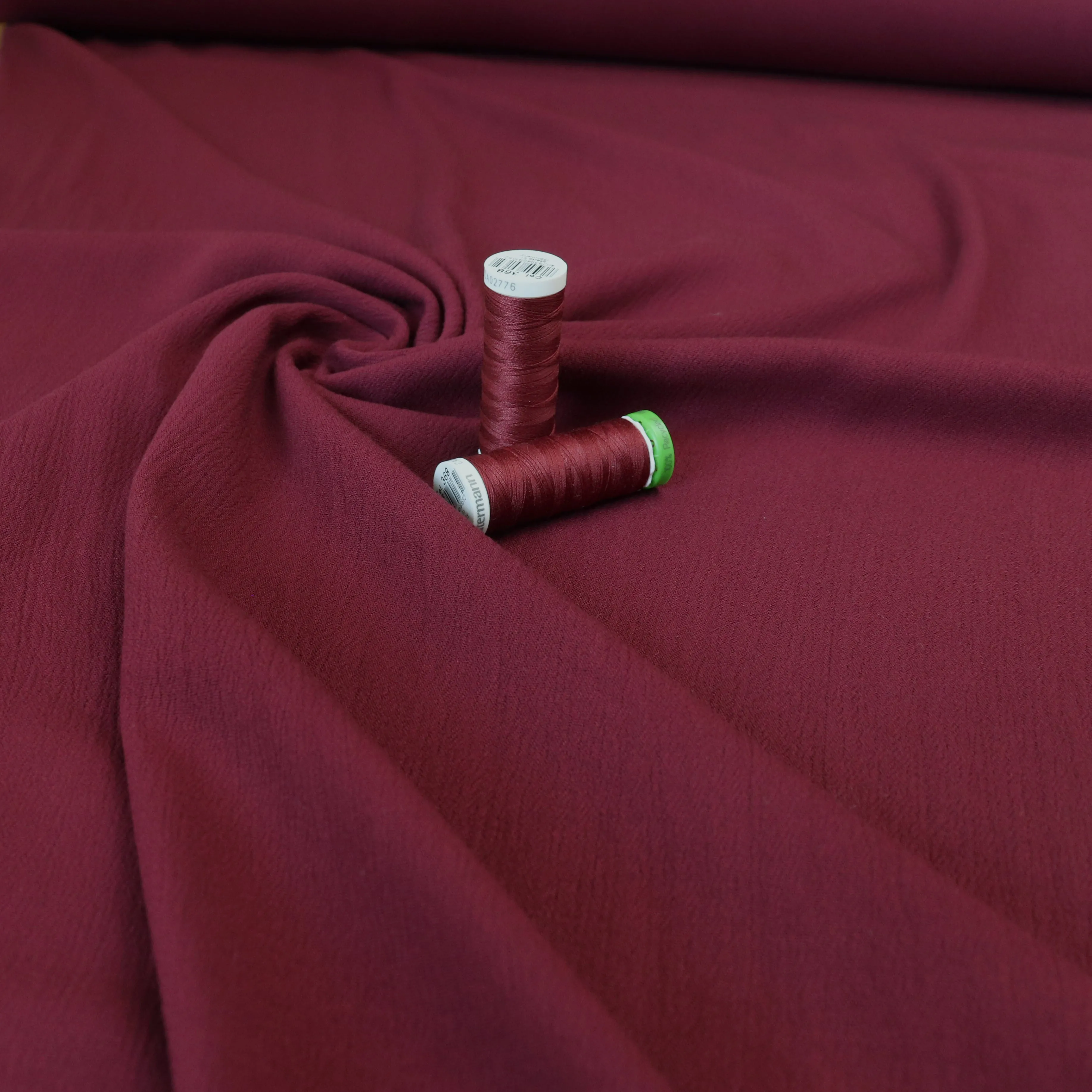 Viscose Crepe - Maroon