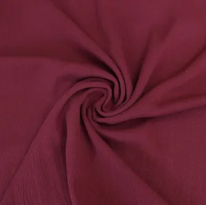 Viscose Crepe - Maroon