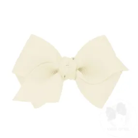 Wee Classic Grosgrain Girls Hair Bow (Knot Wrap)