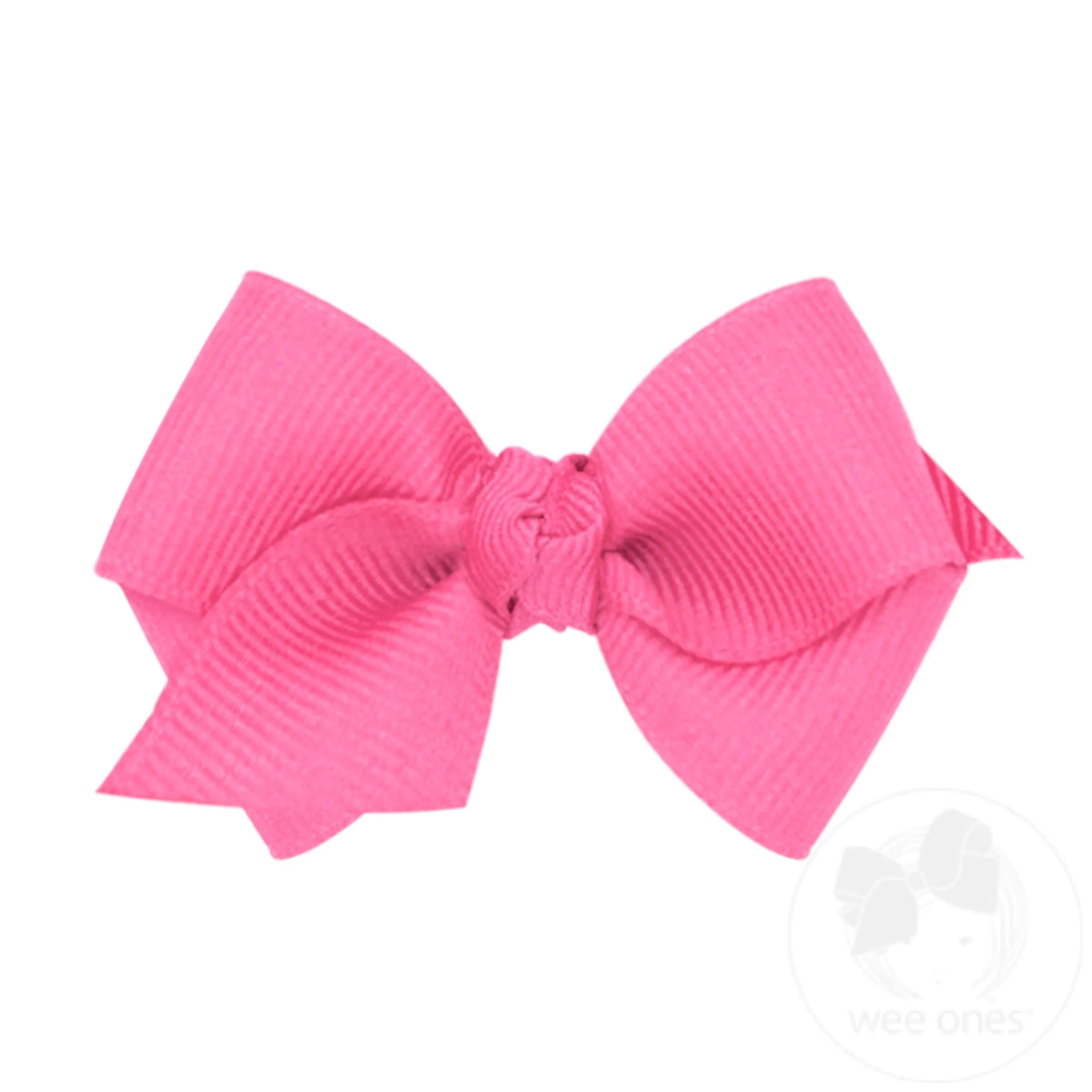 Wee Classic Grosgrain Girls Hair Bow (Knot Wrap)