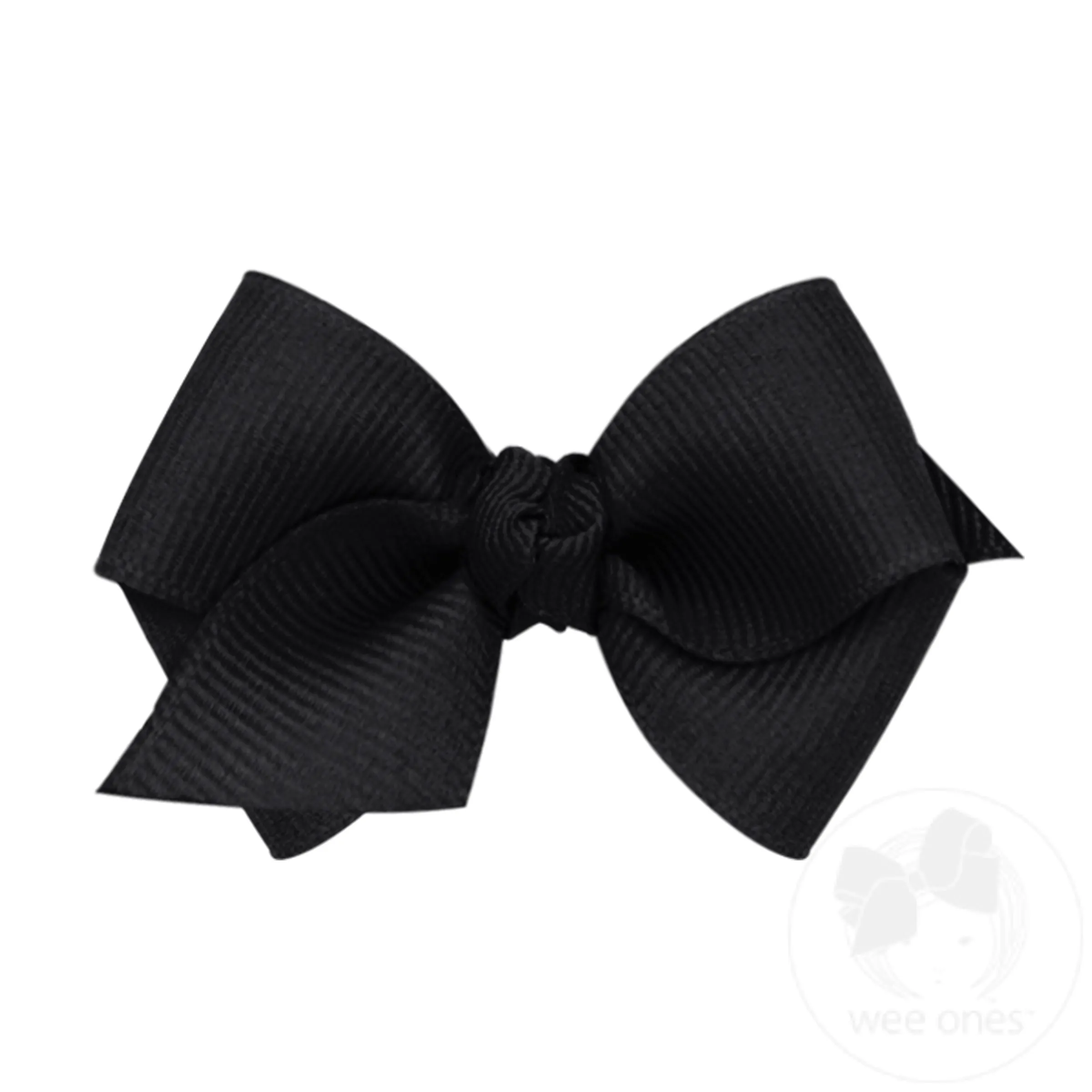 Wee Classic Grosgrain Girls Hair Bow (Knot Wrap)