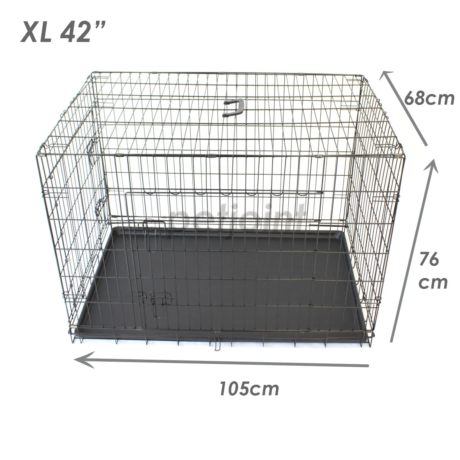 Wide Door Extra Large Flat Roof Wooden Pet Dog Kennel