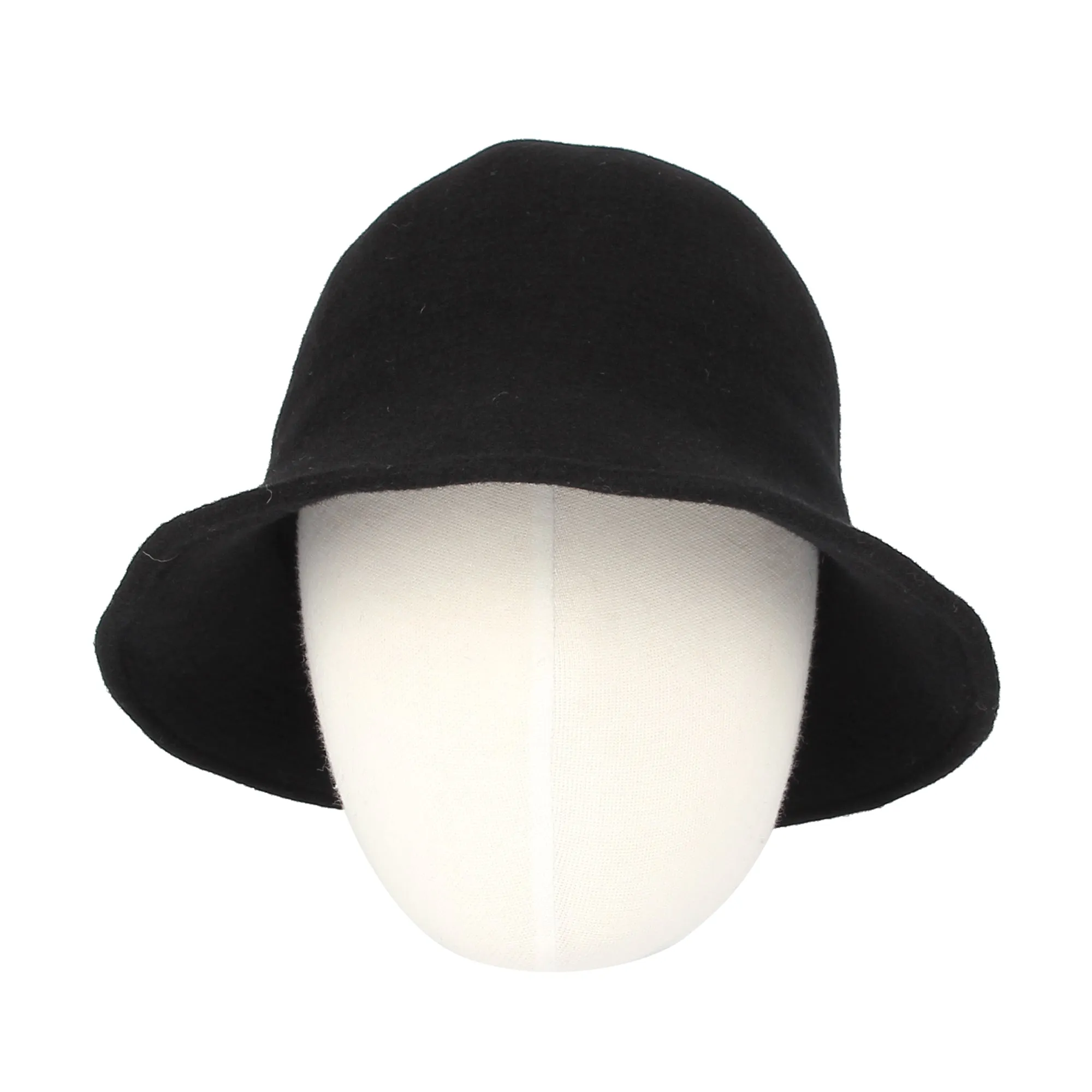 Wool Winter Floppy Short Brim Womens Bowler Bucket Hat DWB1104