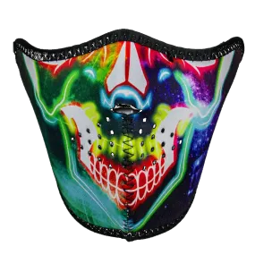 ZANheadgear Multi-Color Skull Neoprene Half Mask