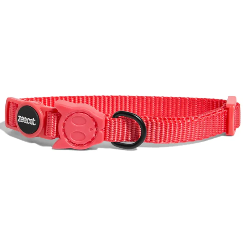 Zee.Cat Cat Collar Army Coral